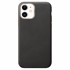 Apple iPhone 11 CaseUp Leather Woven Kılıf Siyah 2